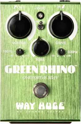 Педаль электрогитарная Dunlop Manufacturing WHE202 Green Rhino Overdrive - фото