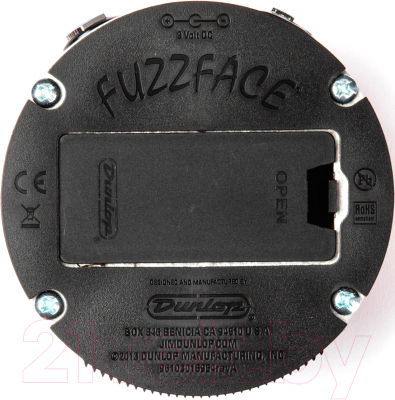 Педаль электрогитарная Dunlop Manufacturing FFM2 GE Fuzz Face Mini