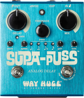 Педаль электрогитарная Dunlop Manufacturing WHE707 Supa-Puss Analog Delay - фото