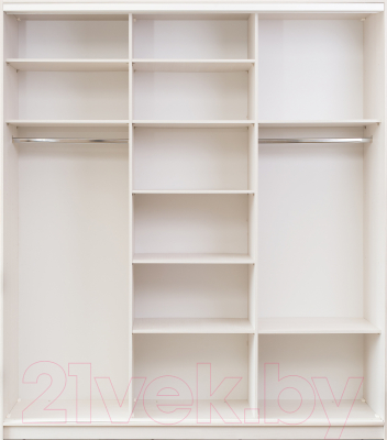 Шкаф-купе Евва 21 BBZ.01 / АЭП ШК.3 02 (Бодега/жемчуг зерно)