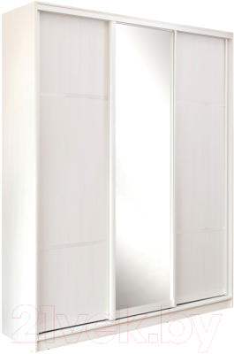 Шкаф-купе Евва 18 BBZ.02 / АЭП ШК.3 03 (Бодега/жемчуг зерно) - фото