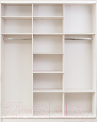 Шкаф-купе Евва 18 BBZ.02 / АЭП ШК.3 03 (Бодега/жемчуг зерно)