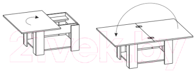 Журнальный столик Сокол-Мебель СЖ-1