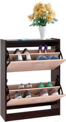Тумба для обуви Сокол-Мебель ТО-22 (венге/беленый дуб)