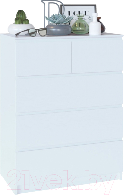 Комод Сокол-Мебель Т-5Р (белый) - фото
