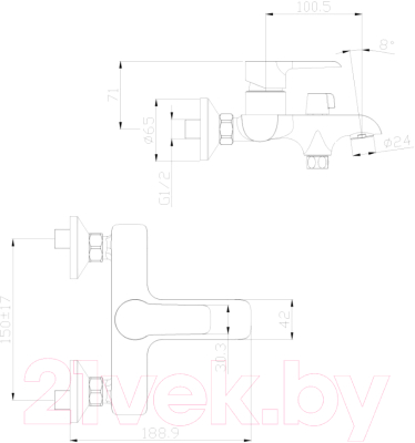 Смеситель Rossinka Silvermix W35-31