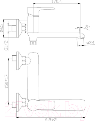 Смеситель Rossinka Silvermix W35-33