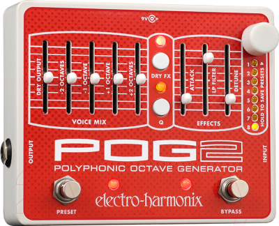 Педаль электрогитарная Electro-Harmonix POG 2 - фото