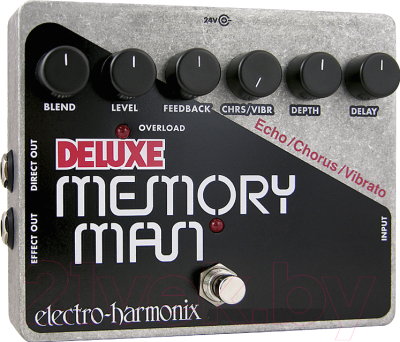 Педаль электрогитарная Electro-Harmonix Deluxe Memory Man - фото