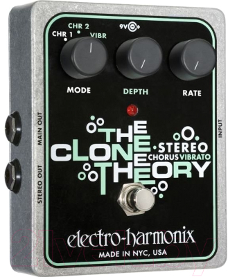 Педаль электрогитарная Electro-Harmonix Stereo Clone Theory - фото