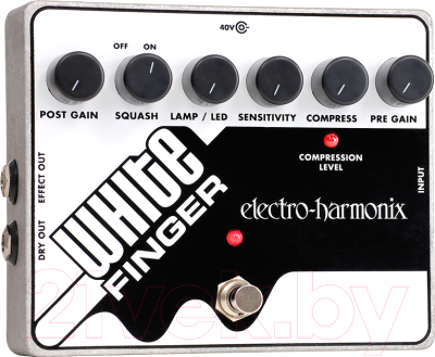 Педаль электрогитарная Electro-Harmonix White Finger Compressor - фото