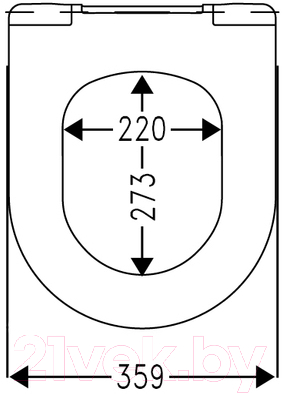 Сиденье для унитаза Roca Dama Senso ZRU9302820