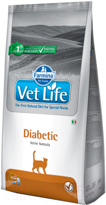 Сухой корм для кошек Farmina Vet Life Diabetic - фото