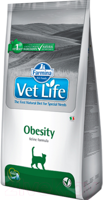 Сухой корм для кошек Farmina Vet Life Obesity - фото