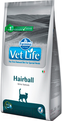 Сухой корм для кошек Farmina Vet Life Hairball - фото