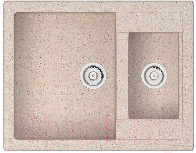 Мойка кухонная Berge BR-6150 (бежевый) - фото
