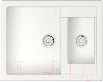 Мойка кухонная Berge BR-6150 (белый) - фото