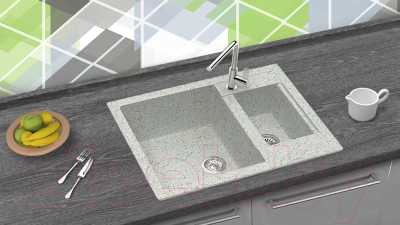 Мойка кухонная Berge BR-6150 (серый)