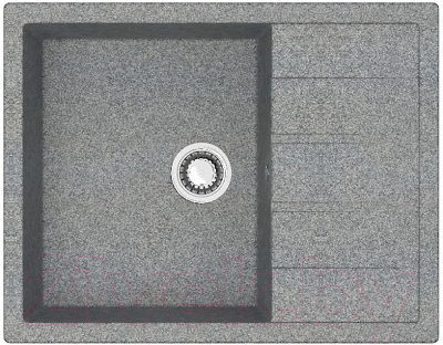 Мойка кухонная Berge BR-6502 (графитовый) - фото