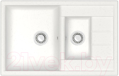 Мойка кухонная Berge BR-7612 (белый) - фото