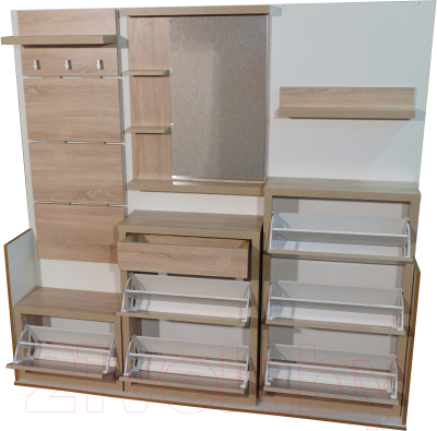 Тумба для обуви Элана 2.70ш (дуб сонома)