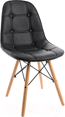 Стул Mio Tesoro Элма SC-004 (черный/дерево) - фото