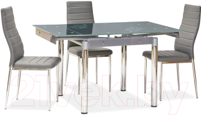 Стул Mio Tesoro Джия DC-060 (серый/хром)