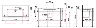 Умывальник Laufen Pro S 8139660001041