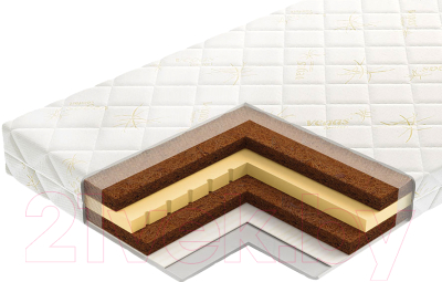 Наматрасник ортопедический Vegas Кокос Микс 190x195 - фото