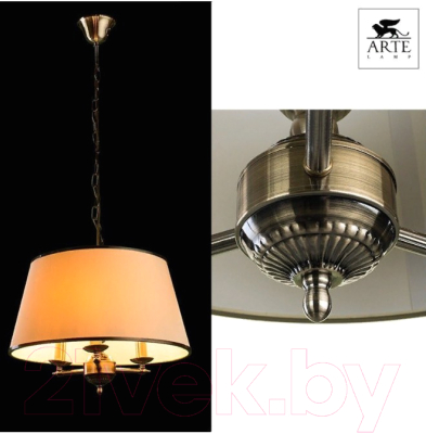 Потолочный светильник Arte Lamp Alice A3579SP-3AB