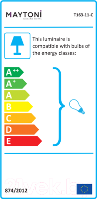 Потолочный светильник Maytoni T163-11-C