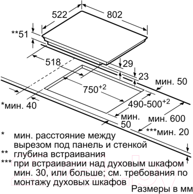 Индукционная варочная панель Bosch PXV851FC1E