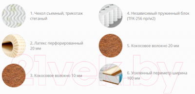 Матрас Территория сна Concept 11 70x200