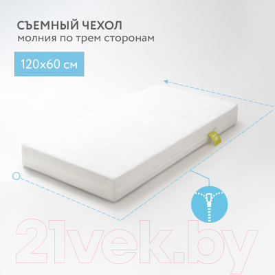 Матрас в кроватку Plitex Юниор Waterproof ЮВ-01/1