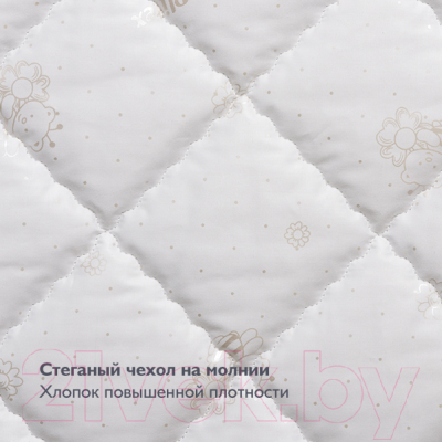 Матрас в кроватку Plitex Flex Cotton Oval ФК-01/4