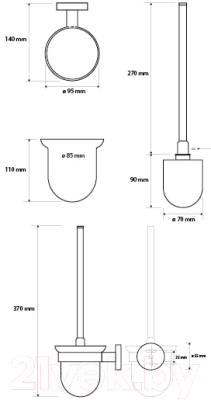 Ершик для унитаза Bemeta 104113010