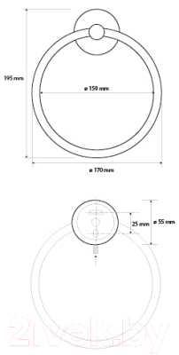 Кольцо для полотенца Bemeta 104104060
