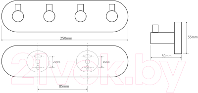 Крючок для ванной Bemeta Omega 104405212