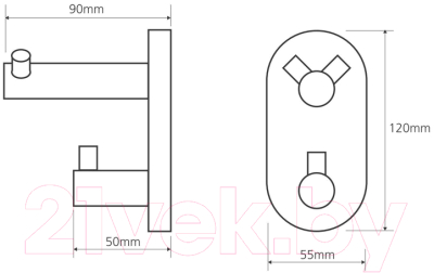 Крючок для ванной Bemeta 104405222