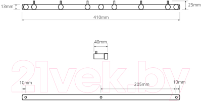 Крючок для ванной Bemeta 104606112