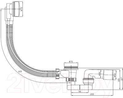 Сифон Plast Brno EVSE150