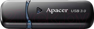 Usb flash накопитель Apacer AH355 64GB Black (AP64GAH355B-1) - фото