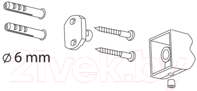 Стакан для зубной щетки и пасты Bisk 02987