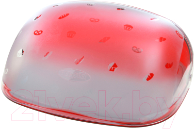 Хлебница Berossi ИК 04112000 (красный полупрозрачный) - фото