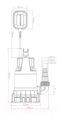Фекальный насос Джилекс Фекальник 230/8 / 5401