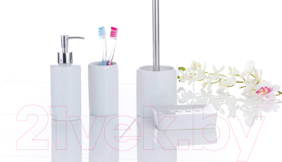 Стакан для зубной щетки и пасты Axentia 282455