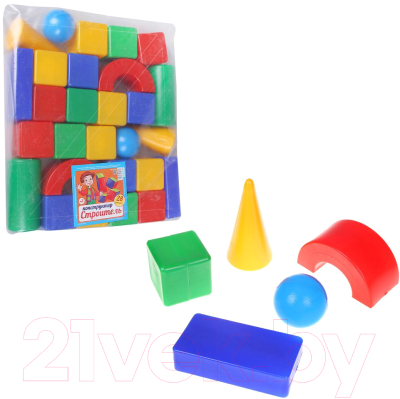 Конструктор Юг-пласт Строитель 5004 - фото