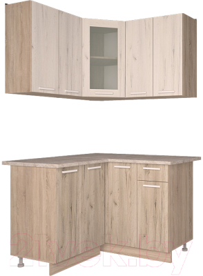 Готовая кухня Интерлиния Мила 12x12 - фото