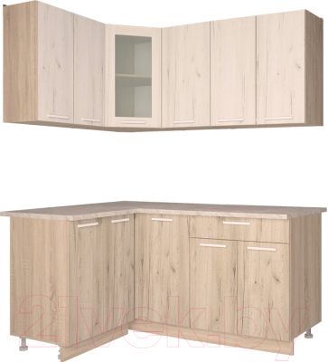 Готовая кухня Интерлиния Мила 12x18 - фото