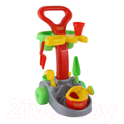 Тележка с инструментами игрушечная Полесье Садовник / 36599